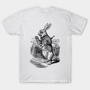 Vintage Alice in Wonderland White Rabbit T-Shirt